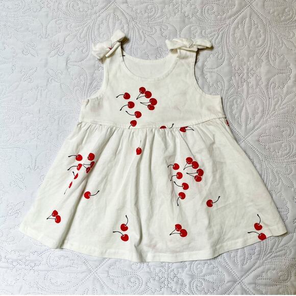Pure Born Cherry Print Dress 18m - Picture 2 of 8